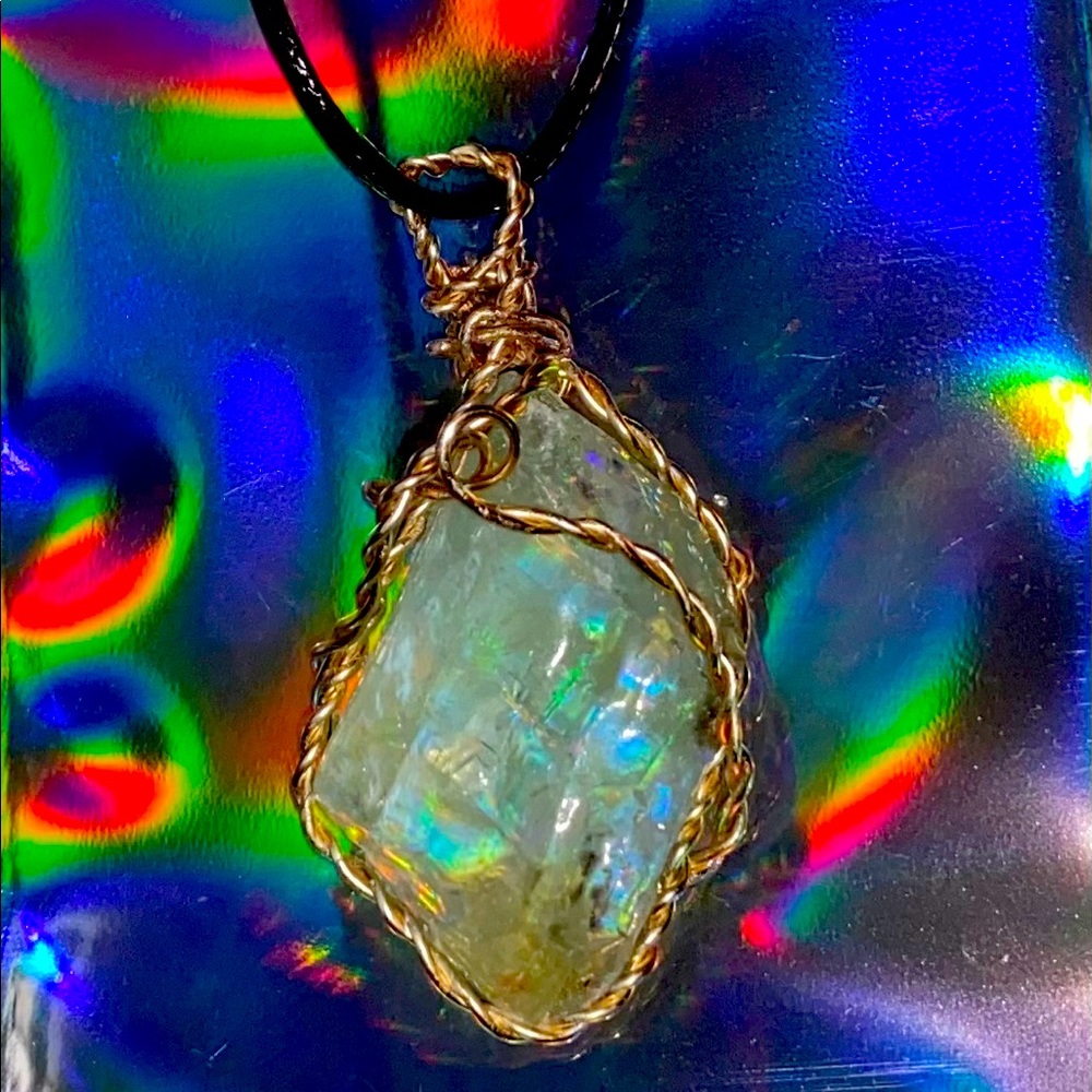 Green Calcite necklace